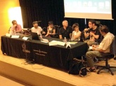 Imatge de la taula rodona del dimarts 17 de juny sobre les oportunitats de formació de les noves tecnologies.