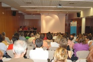 Imatge de la sala durant l'acte.