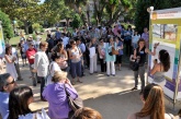 Un moment de la presentació dels treballs exposats