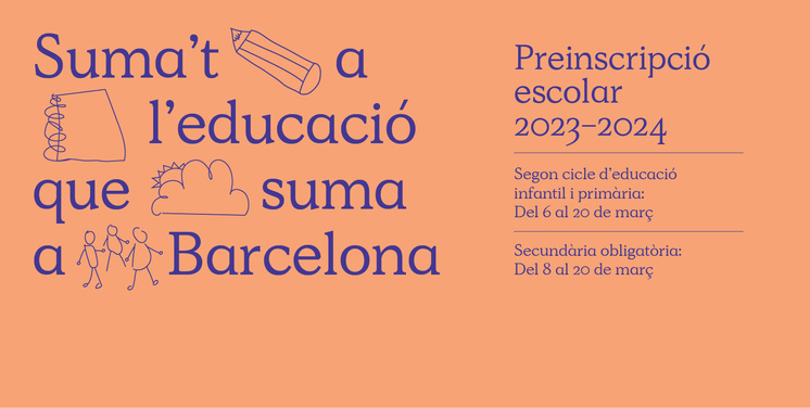 Preinscripción escolar curso 2022-2023. Nos apuntamos al futuro