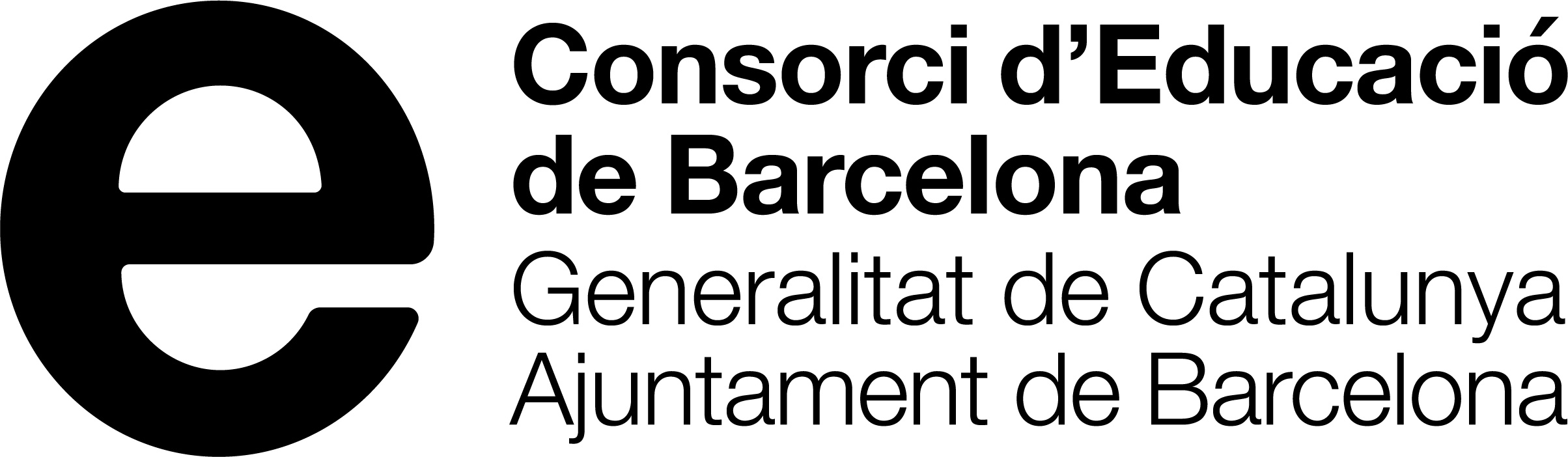 logotip negre amb text
