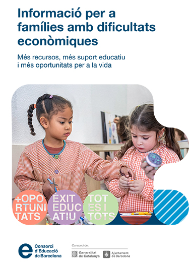Informació per a famílies amb dificultats econòmiques