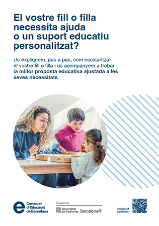 El vostre fill o filla necessita ajuda o suport educatiu personalitzat?