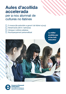 Hoja informativa de las aulas de acogida aceleradas