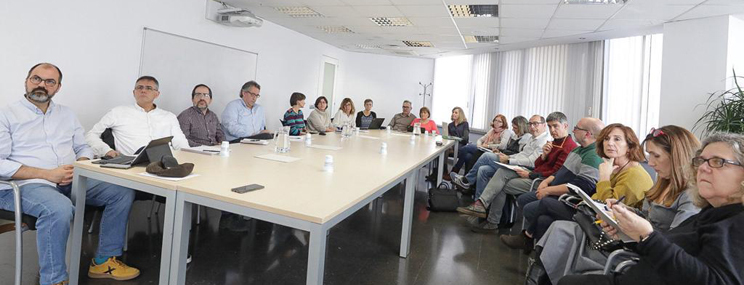 Primera sessió de la Junta de Direccions d'Ensenyaments Postobligatoris